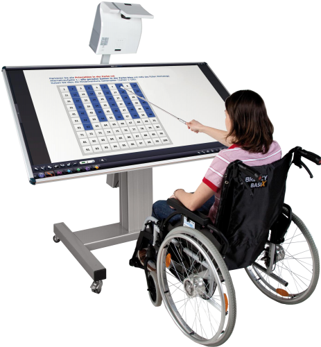 Produkt Bild Mobiles schrägstellbares Whiteboard workITdesk SCETTIHHIO