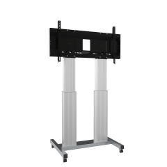 Productimage Electrically height-adjustable heavy-duty XL TV trolley, mobile monitor stand with 50 cm lift