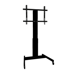 Productimage Mobile motorized height adjustable monitor and TV cart, lite series with 50 cm of vertical travel