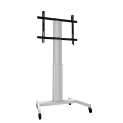 Productimage Electrically height-adjustable rolling stand and mobile holder, Lite series with 50 cm stroke, incl. collision protection