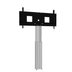 Productimage Electrically height-adjustable XL monitor wall mount, 50 cm stroke, incl. collision protection